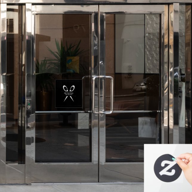 Stylist Barber Scissors (Office Door)