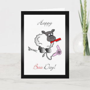 Stylist birthday greeting card