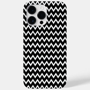 Stylist Black And White Chevron Case-Mate iPhone 14 Pro Max Case