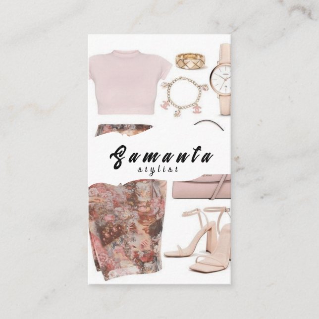 Stylist Business Card (Front)