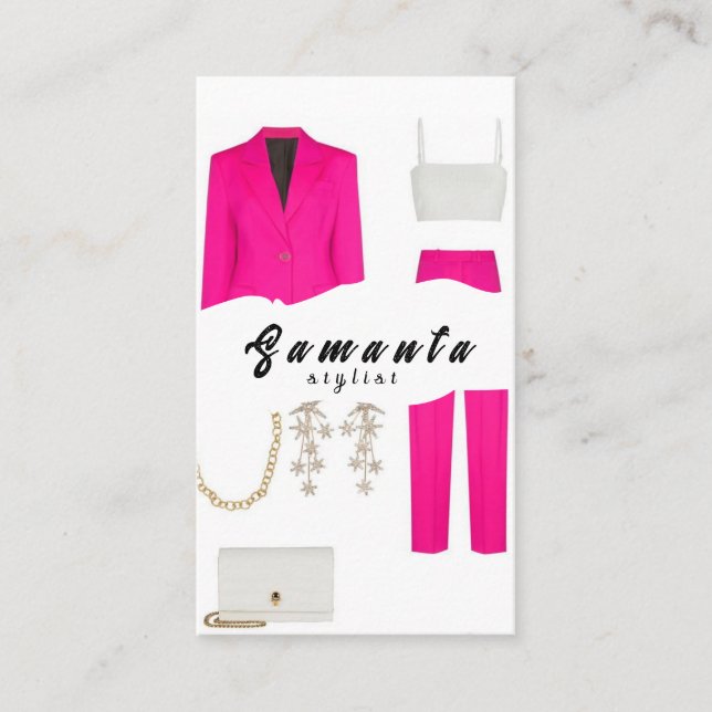 Stylist Business Card (Front)