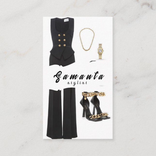 Stylist Business Card (Front)