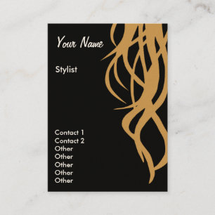 Stylist Business Cards Large- two sided vertical