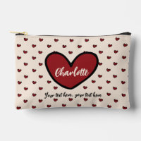 Stylist Cute Sweet Red Heart Pattern Gifts