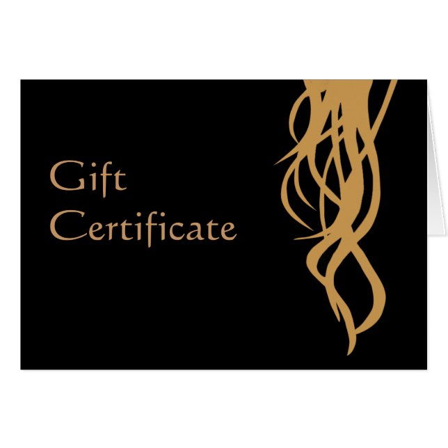 Stylist Gift Certificate (Front Horizontal)