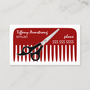 Stylist Hairdresser Business Card