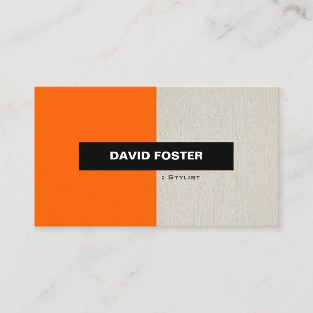 Stylist - Simple Elegant Stylish Business Card (Front)