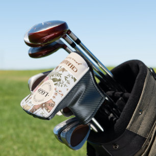 Stylist Sweet Heart Personalised gifts template Golf Head Cover