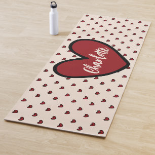 Stylist Sweet Heart Personalised gifts template  Yoga Mat