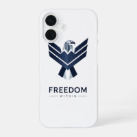 Stylized Blue Eagle "Freedom Within"