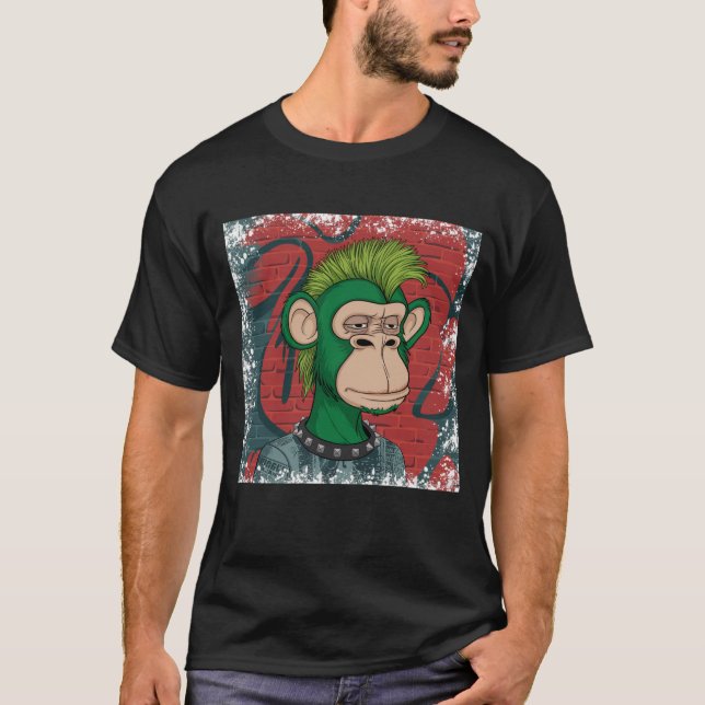 STYLIZED CHIMPANZEE T-SHIRT (Front)