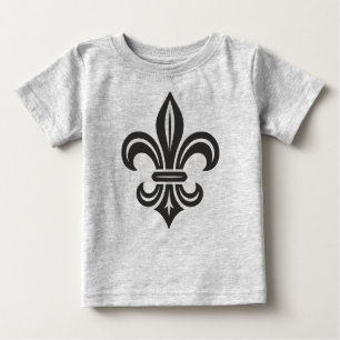 "Stylized Fleur-de-lis" Baby T-Shirt