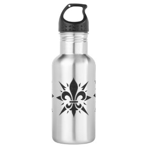 "Stylized Fleur-de-lis" Water Bottle