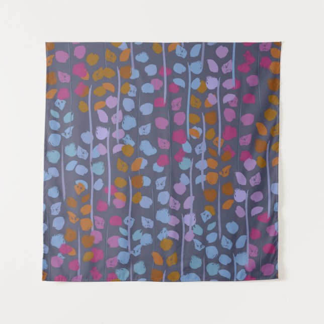 Stylized floral seamless pattern. Vintage imitatio Tapestry (Front)