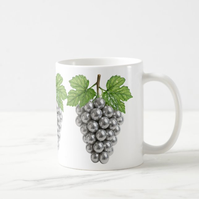 stylized grape coffee mug (Right)