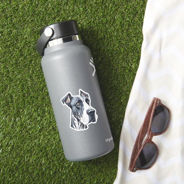 Stylized Great Dane Head  (HydroFlask Insitu)