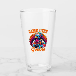 Stylized Hoodie Turkey Gamer with Distressed Orang Glass