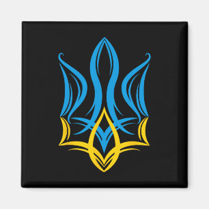 Stylized Ukrainian Coat Of Arms  Magnet