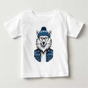 Stylized Wolf Baby T-Shirt