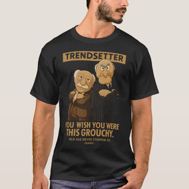 Styller Waldorf Funny Characters in Suits retro T-Shirt (Front)