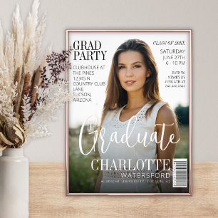 Styllish Magazine Cover Graduate Keepsake Photo Print