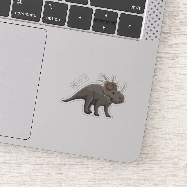 Styracosaurus cartoon illustration  (Detail)