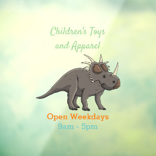 Styracosaurus cartoon illustration 