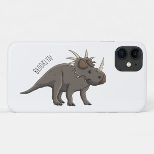 Styracosaurus cartoon illustration iPhone 11 case