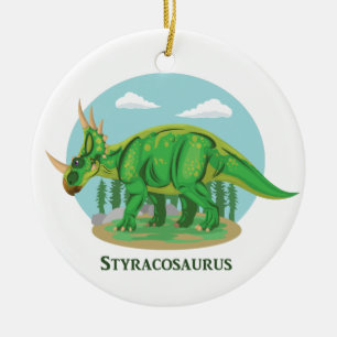 Styracosaurus Ceramic Tree Decoration