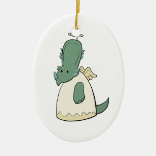 Styracosaurus Christmas Angel Ornament