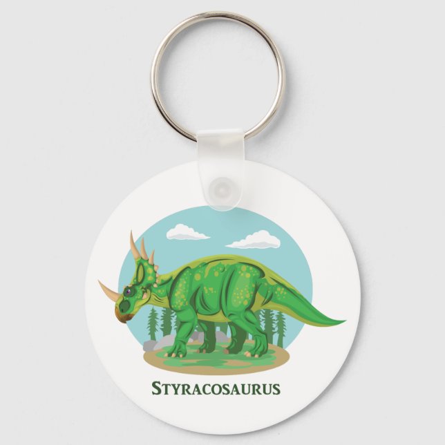 Styracosaurus Key Ring (Front)