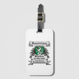 Styria Austria Trofaiacher in the heart Luggage Tag