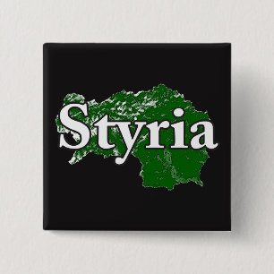 Styria - Steiermark 15 Cm Square Badge