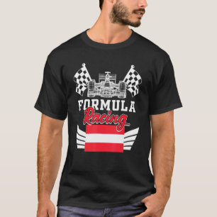 Styrian Auto Race Austria Flag Formula Racing Car  T-Shirt