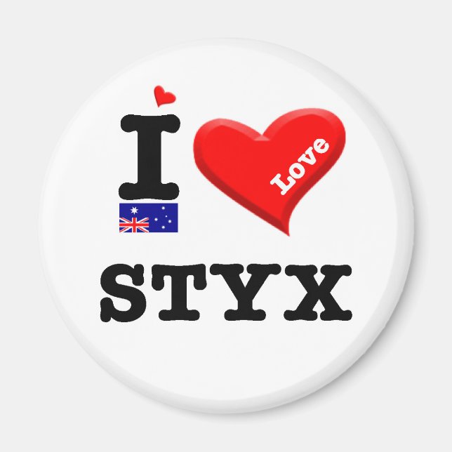 STYX - I Love Magnet (Front)