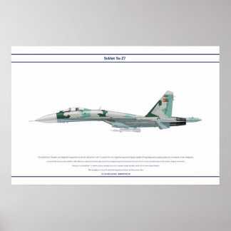 Su-27 Eritrea 1 Poster