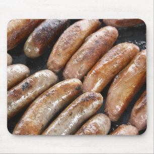 Suasages on Barbeque Mouse Pad