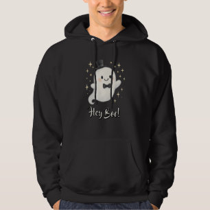 Suave cartoon Hey Boo ghost Halloween Hoodie