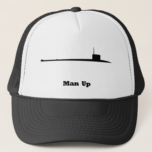 Sub Man Up Trucker Hat (Front)