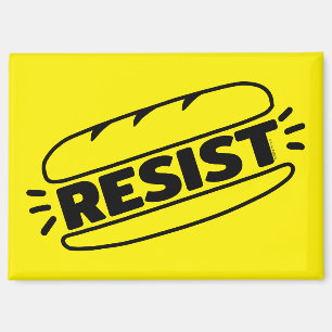Sub Sandwich Resist Fascism Magnet
