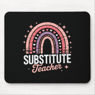 Sub Teacher Week Women Back To School Substitute T Mouse Pad