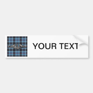 Sub Warfare tartan Bumper Sticker