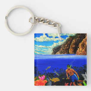Suba Dude at Black Rock Key Ring