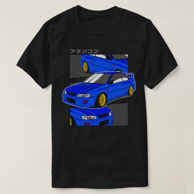 Subaru Impreza gc8 WRX Sti T-Shirt (Design Front)