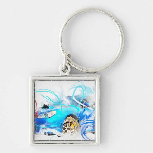 Subaru Impreza Key Chain - Super Cool (Front)