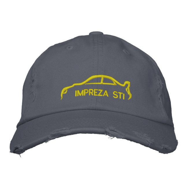 Subaru Impreza STI Embroidered Hat (Front)