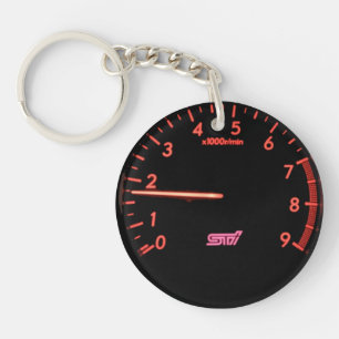 Subaru Impreza Wrx Sti RPM Tachometer Key Ring