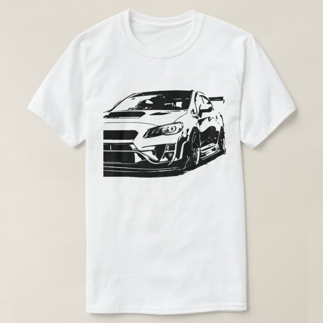 Subaru Impreza WRX Sti T-Shirt (Design Front)