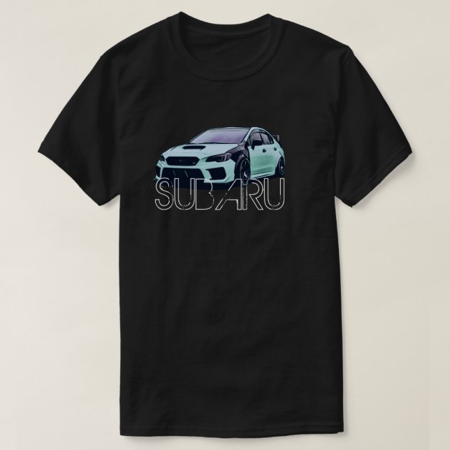 Subaru Impreza WRX Sti T-Shirt (Design Front)