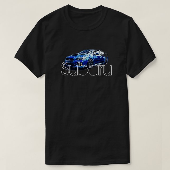 Subaru Impreza WRX Sti T-Shirt (Design Front)